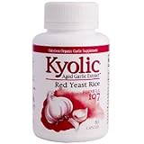 Wakunaga - Kyolic Aged Garlic Extract, Red Yeast Rice Formula 107, 80 Capsules by ClubNatural