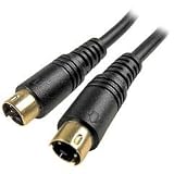 25 FT S-Video SVideo Cable Gold 4 pin Camcorder 25ft
