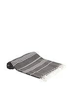 Pandora Toalla Spa&Beach Natural (Gris Oscuro/Blanco)