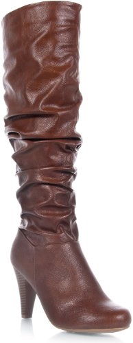 Bamboo Valencia-05 Slouch Knee High Boot