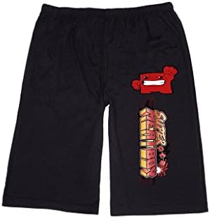RBST Men's Super meat boy Lounge breeches Shorts Pants XL Black
