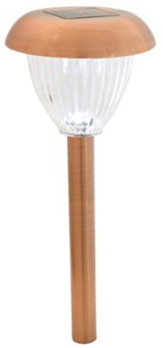 Moonrays 95669 Wilmot Style Lamp Solar Powered Metal Path Light, 6 Pack, Copper
