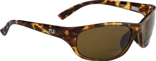 Ono's Trading Company 1.50 Mag Power Polarized Sunglasses (Tortoise, Amber)