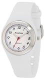 Armitron Women's 25/6413WHT Stainless-Steel Bezel White Resin Strap Analog Sport Watch