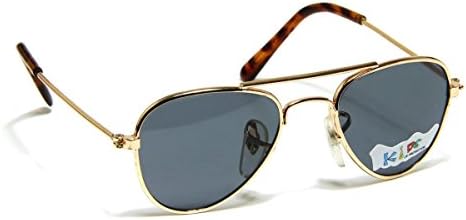 Baby Infant Boy or Girl Classic Metal Aviator Fashion Sunglasses for ages 0 to 9 months old