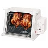 Ronco ST3001WHGEN Showtime Compact Rotisserie and Barbeque Oven, White