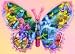 Butterfly Waterfall 1000 Piece Shaped Jigsaw Puzzle