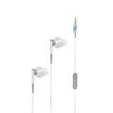I-Tec T5555 Lethal Audio High Performance Earsubs with Microphone - White/Gray