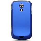 Hard Snap on Shield BLUE RUBBERIZED Faceplate Cover Case for SAMSUNG EPIC 4 ....