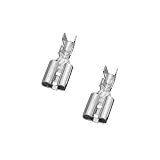 【ノーブランド品】100pcs　4.8mm　急速　ディスコネクト　メス絶縁圧着端子　22〜16AWG