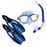US Divers Mask Fins and Snorkel Set  UK 8-9.5