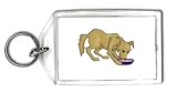 Keychain with mammal, dog, drinking, milk, pet, animal, bowl, canine