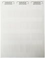 HellermannTyton TAG9L-105 Laser Tag Self-Laminating Label, 1.0" X 0.75" X 2.25", 28 Per Sheet, Polyester, White (Pack of 1000)