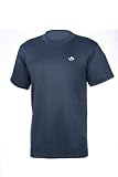 Phiten X30 Loose Gear Short Sleeve Shirt, XX Large, Navy