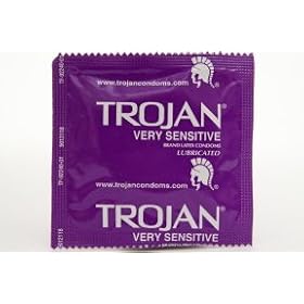 Trojans Sensitive Lubricated Condoms - 3 Ea/Pack, 6 Pack