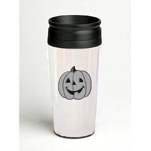 16 oz. Double Wall Insulated Tumbler with jack o lantern - Paper Insert by 