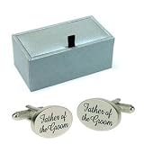 Novelty Wedding FATHER of the GROOM Cufflinks Gift Boxed