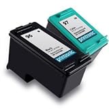 HP 96 C8767WN & HP 97 C9363WN Compatible Remanufactured C9353FN#140 Combo Pack - 1 Black & 1 Color Ink Cartridges