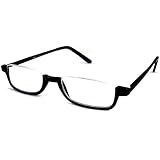NVU Eyewear Half Readers Reading Glasses - Prospect Shiny Black