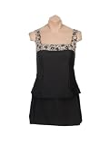 It Figures! C Cup & Up Collection (larger bra cup) Square Neckline Feeling Groovy Skirtini 2-piece Swimsuit RETAIL VALUE $110