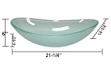 New Tempered Glass Vessel Sink Vanity Bathroom Bath Sink Premium Quality