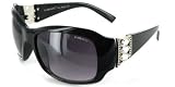 DAmanti 82040 Fashion Sunglasses from with Hand-Inlaid Austrian Crystals and Metal Temple Decorations for Glamorous and Stylish Women