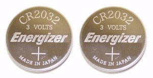Energizer Watch/Electronic Batteries, 3 Volts, 2032, 2 batteries (Lithium Button Cell) Reviews
