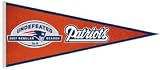 New England Patriots Perfect Season Commemorative Pennant Made With Embroidery And Applique