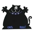 Cats Rule Cat Memo Chalk Board
