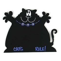 Cats Rule Cat Memo Chalk Board