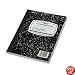 Mead Composition Book, One Wide-Ruled Notebook with 100 Sheets, Black Marble (09910)