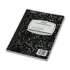 Mead Black Marble Wide-Ruled Composition Book (09910)
