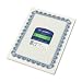 Electronics : Certificates for copier/laser/ink jet, 8-1/2 x 11, blue royalty border, 50/pk