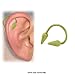 Cartilage Tragus Titanium Twister Earrings - 18 Gauge
