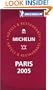 Michelin 2005 Paris French Language edition