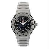 F-16 Time Date, Black/Blue Dial, Steel Bracelet