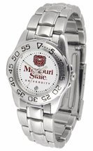Southwest Missouri State Bears Gameday Sport Ladies' Watch with a Metal Band