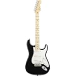 Fender American Standard Stratocaster® Electric Guitar, Black, Maple Fretboard