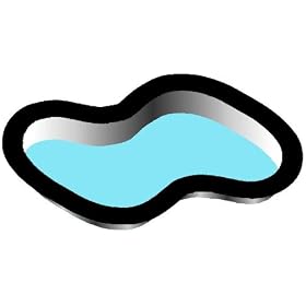 Preformed Flexible 30 mil PVC Ornamental Pond Liner – Galaxy – 397 Gallons