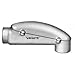 Appleton LBD125-A Pulling Fitting, CF Aluminum, 1-1/4" Hub