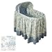 Full Skirt Bassinet Set - Blue Etoile