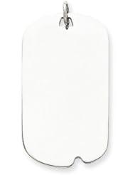 Sterling Silver Engraveable Dog Tag Disc Charm