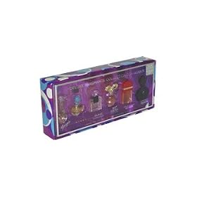 Deluxe Fragrance Collection by various designers for Women - 6 Pc Mini Gift Set Giorgio 3.5ml EDT Splash, Wings 3.7ml Extraordinary Perfume Splash, Sung 4ml Parfum Splash, White Diamonds 3.7ml Parfum Splash, Red Door 5ml Parfum Splash, Passion 3.7ml Parfum Splash