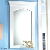 Fairmont Designs 26 Inch Lifestyle Collection Shaker Mirror - Polar White
