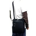 Checkpoint Friendly Classic Vertical Cross Body Messenger Bag for Samsung NC10-14GB 10.2-Inch Netbook.