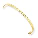 14k 2mm Diamond Cut AdjuStable Baby Bangle