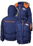 Denver Broncos Poly Oxford Full Zip Jacket - XX-Large