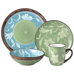 Pfaltzgraff Patio Garden 32-Piece Dinnerware Set Service for 8