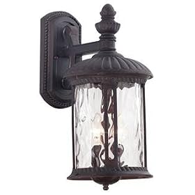 Kenroy Home 3497 Granada Medium Wall Lantern, Gilded Copper