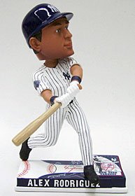 Buy New York Yankees Alex Rodriguez Forever Collectibles On Field Bobble Head by Forever Collectibles